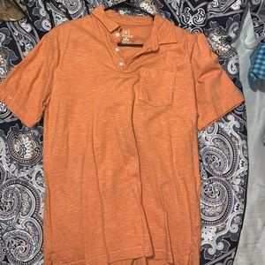 George Orange Collared Shirt